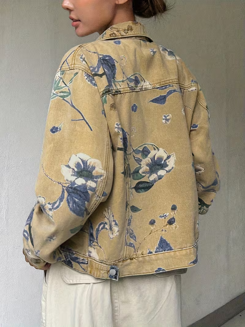 Women’s Floral Button-Up Jacket