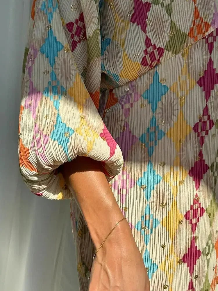 Women’s Geometric Two Piece Set