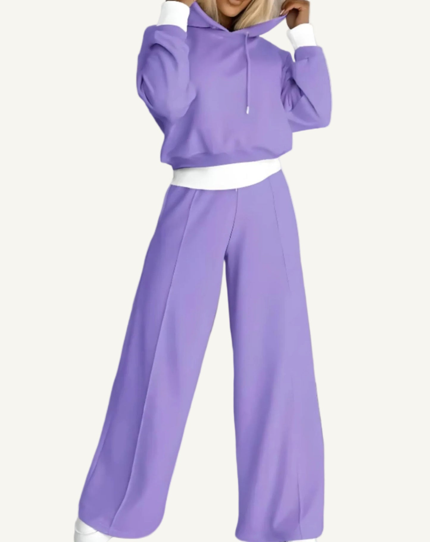 Women’s Hoodie Wide Leg Pants Set