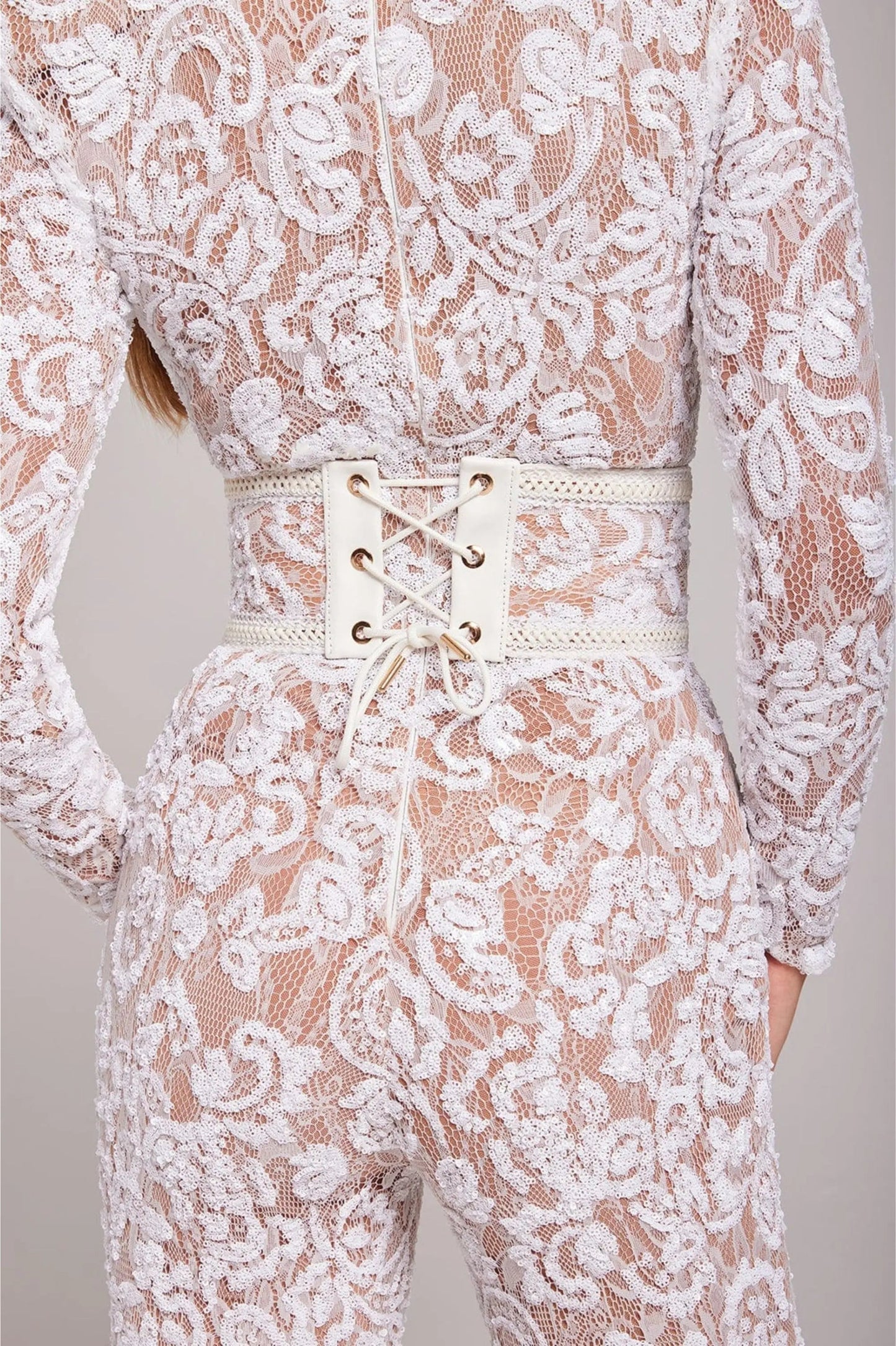 Women’s Long Sleeve Lace Jumpsuit