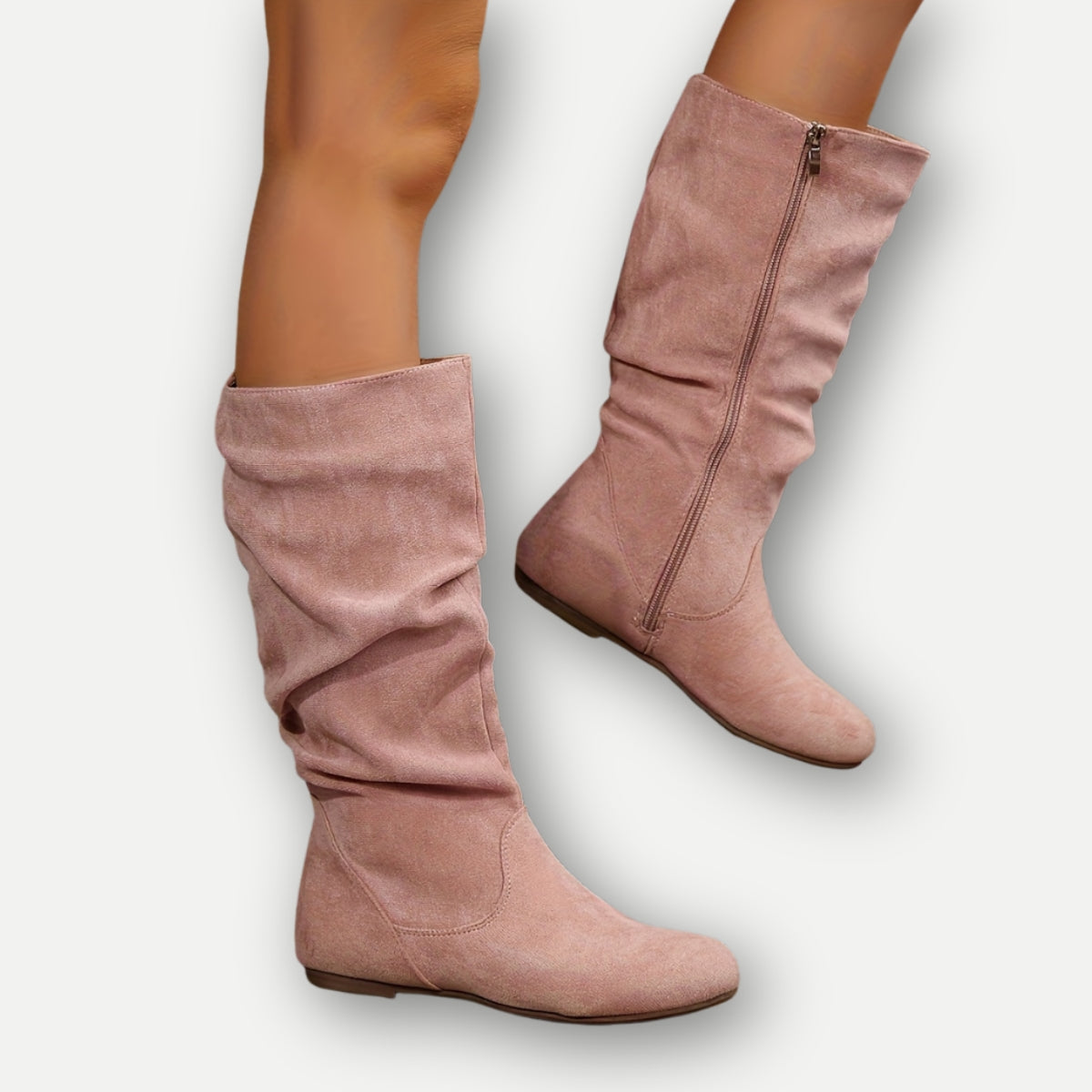 Women’s Mid Calf Side Zip Boots