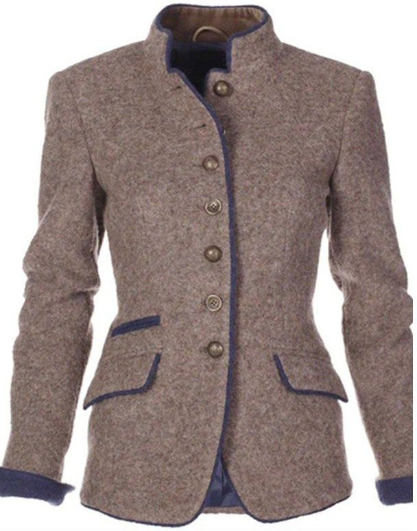 Women’s Stand Collar Blazer