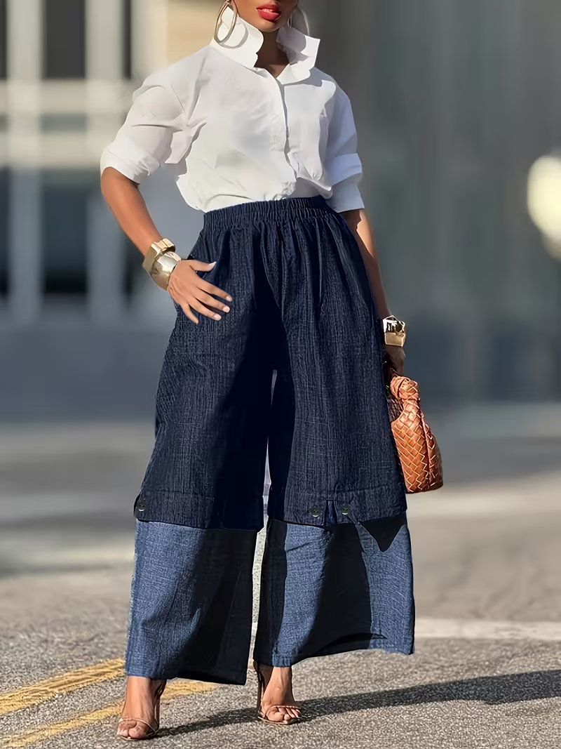Women’s Layered Wide-Leg Pants