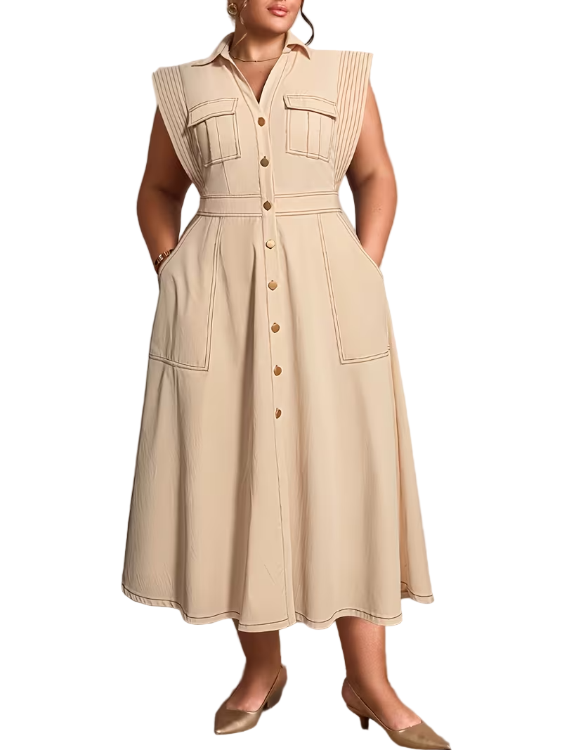 Women’s Sleeveless Midi Dress