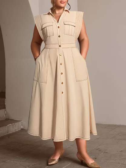 Women’s Sleeveless Midi Dress