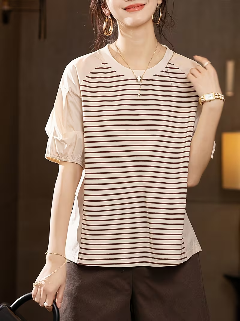 Women’s Striped Raglan T-Shirt