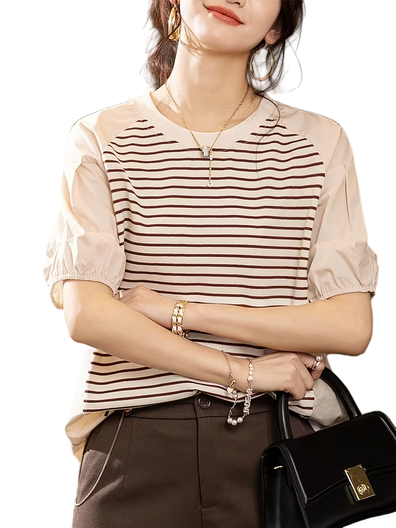 Women’s Striped Raglan T-Shirt