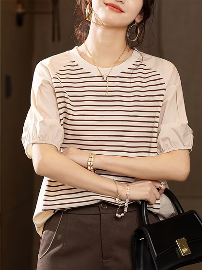 Women’s Striped Raglan T-Shirt