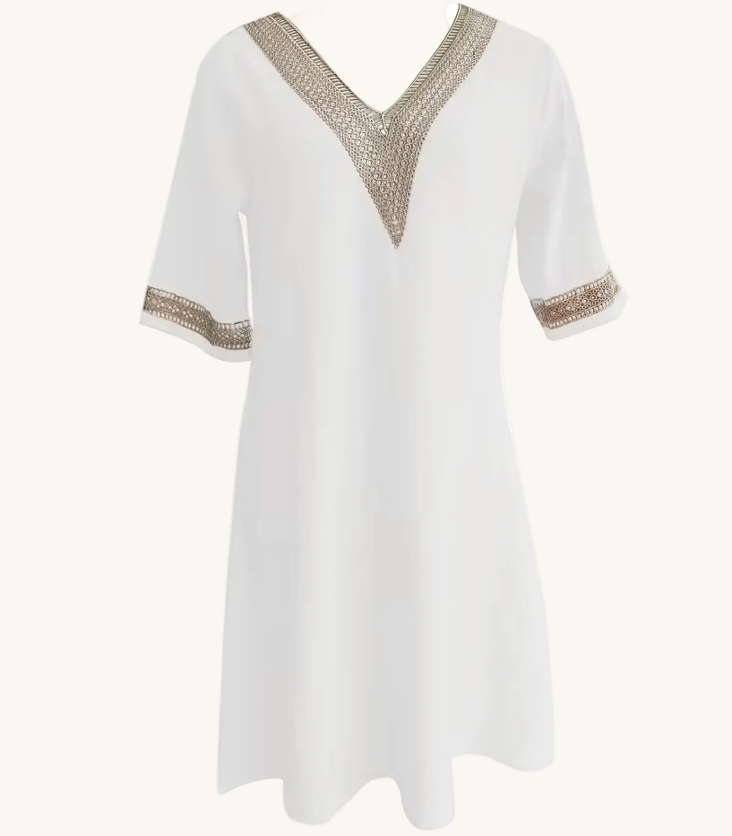 Women’s V-Neck Midi Dress