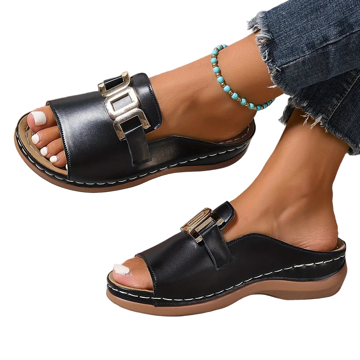 Women’s Buckle Strap Sandals