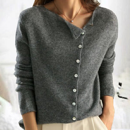 Women’s Button Front Knit Jumper