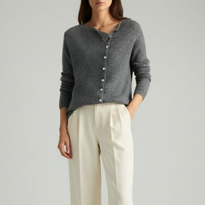 Women’s Button Front Knit Jumper