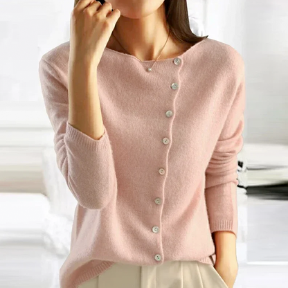 Women’s Button Front Knit Jumper