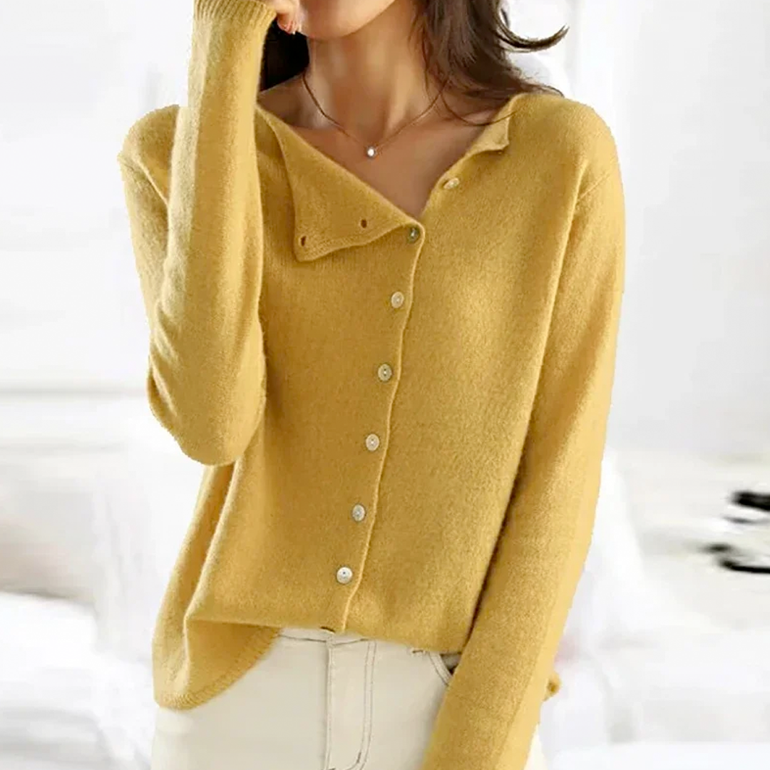 Women’s Button Front Knit Jumper