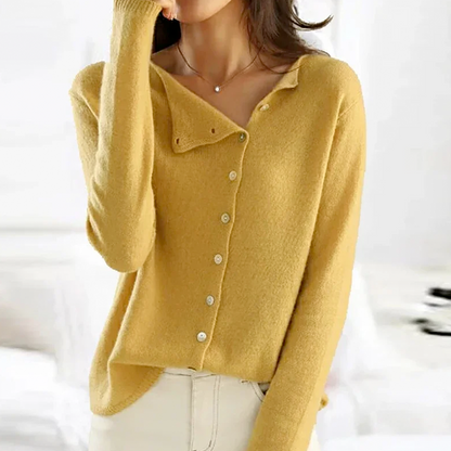 Women’s Button Front Knit Jumper