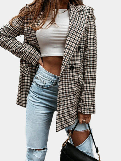 Women’s Check Blazer