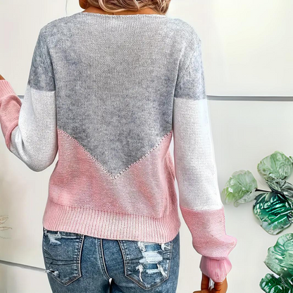 Women’s Colour Block Knit Sweater