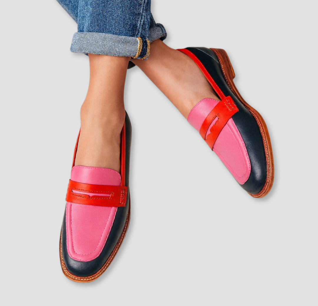 Women’s Colour Block Loafers