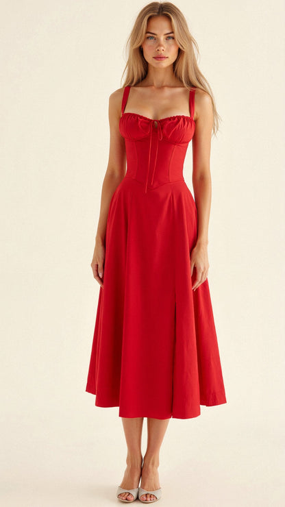 Women’s Corset Midi Dress