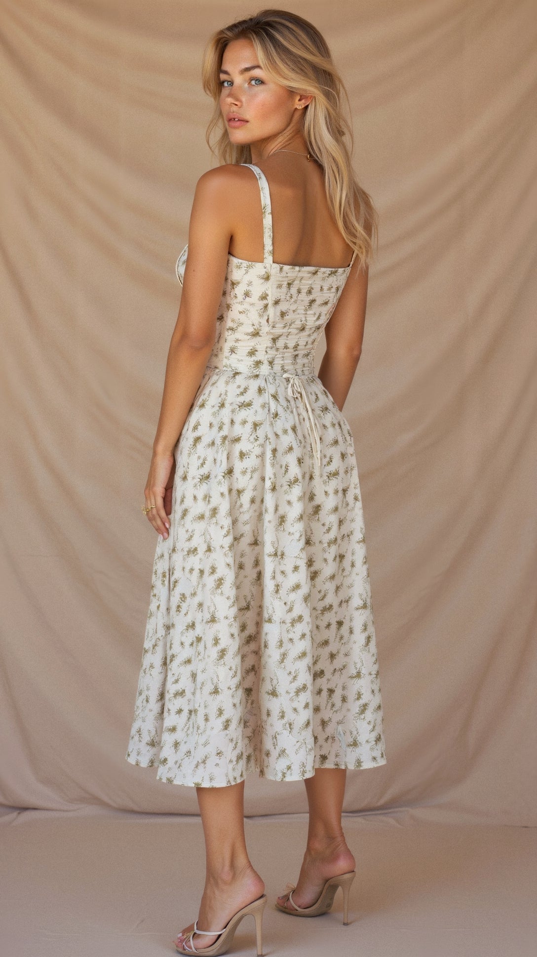 Women’s Corset Midi Dress