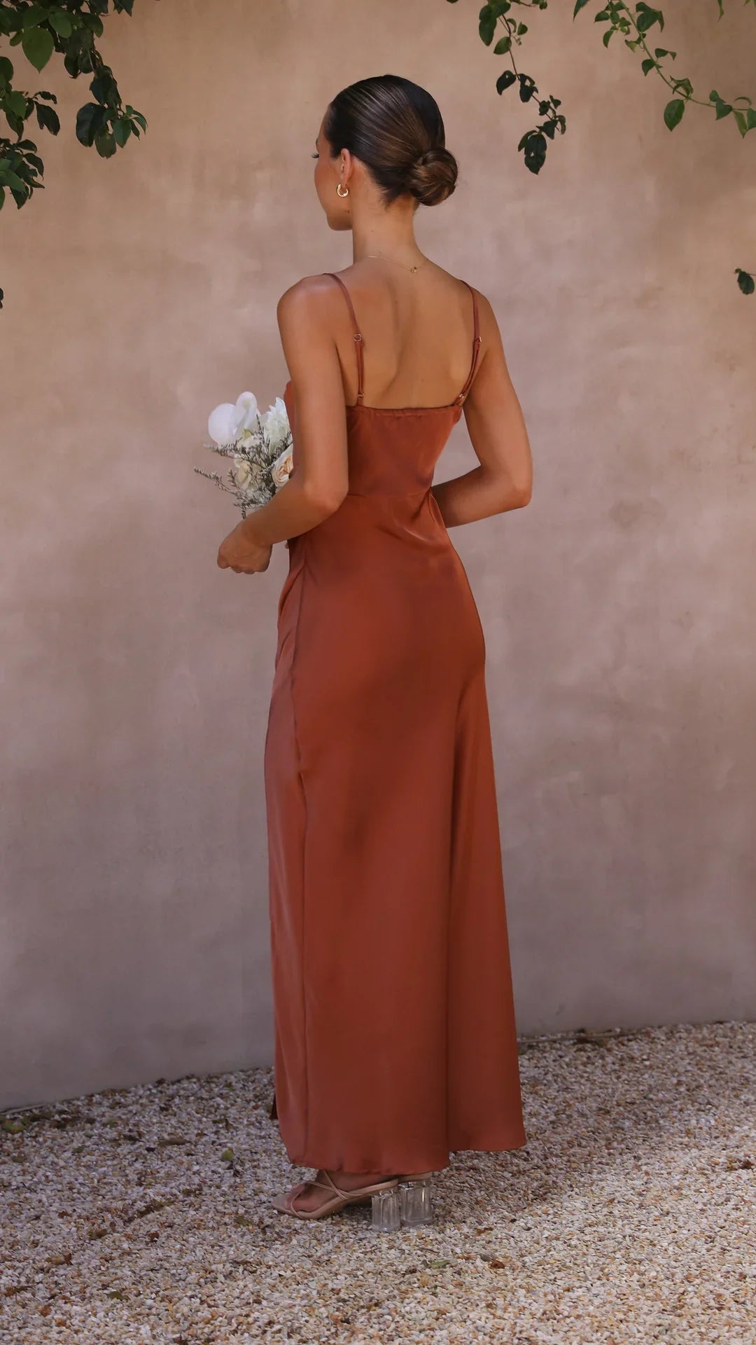 Women’s Cowl Neck Maxi Dress