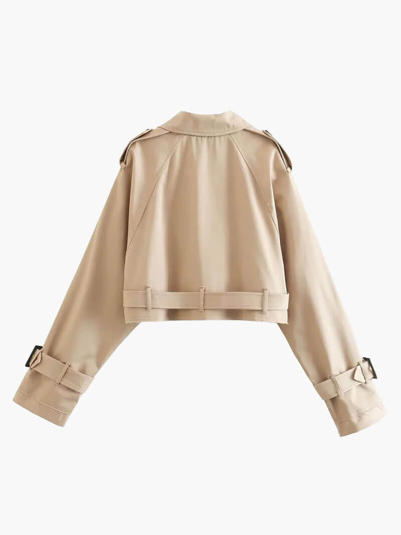 Women’s Cropped Double Breasted Jacket
