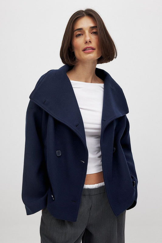 Women’s Cropped Double Breasted Jacket