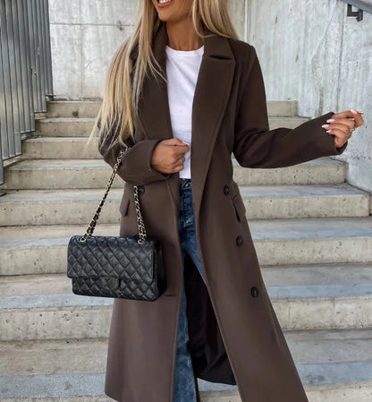 Women’s Double Breasted Belted Coat
