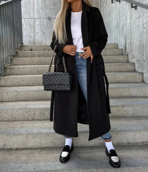 Women’s Double Breasted Belted Coat