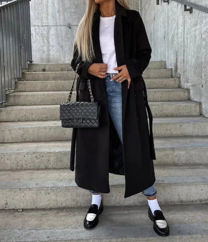 Women’s Double Breasted Belted Coat