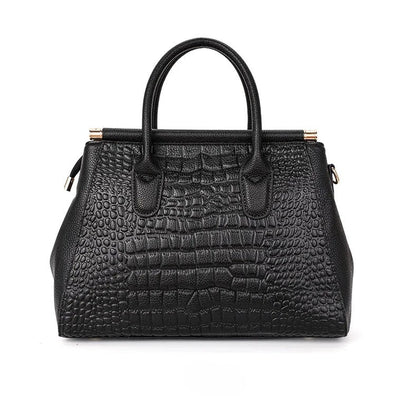 Women’s Embossed Top Handle Bag