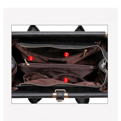 Women’s Embossed Top Handle Bag