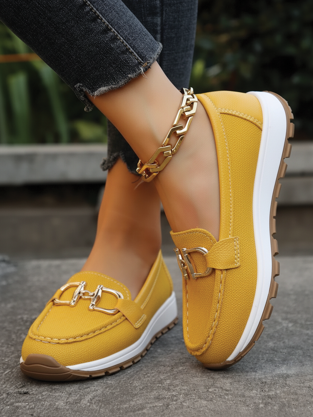 Women’s Flat Buckle Loafers