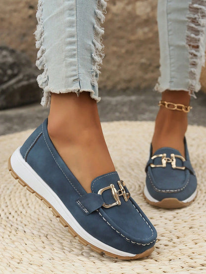 Women’s Flat Buckle Loafers