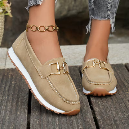 Women’s Flat Buckle Loafers