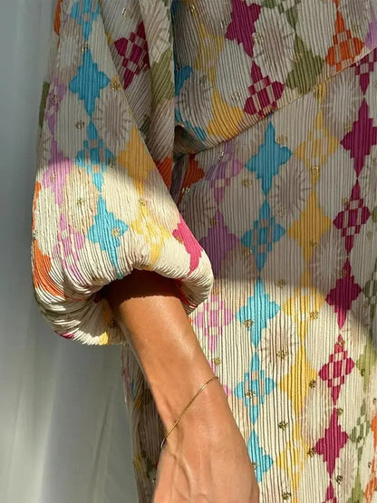 Women’s Geometric Two Piece Set