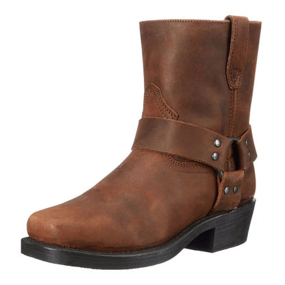 Women’s Harness Block Heel Ankle Boots