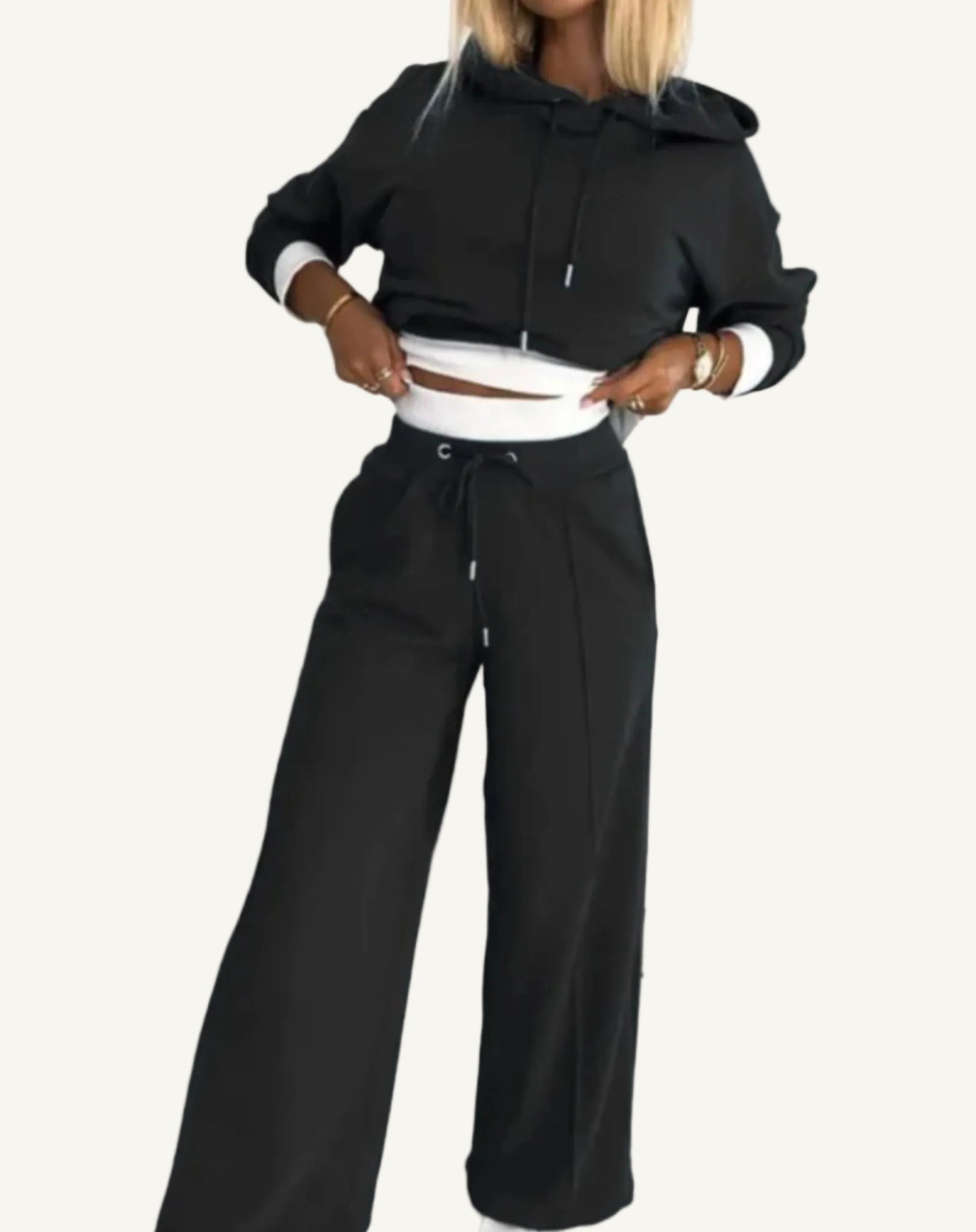 Women’s Hoodie Wide Leg Pants Set