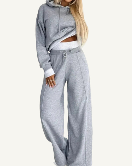 Women’s Hoodie Wide Leg Pants Set