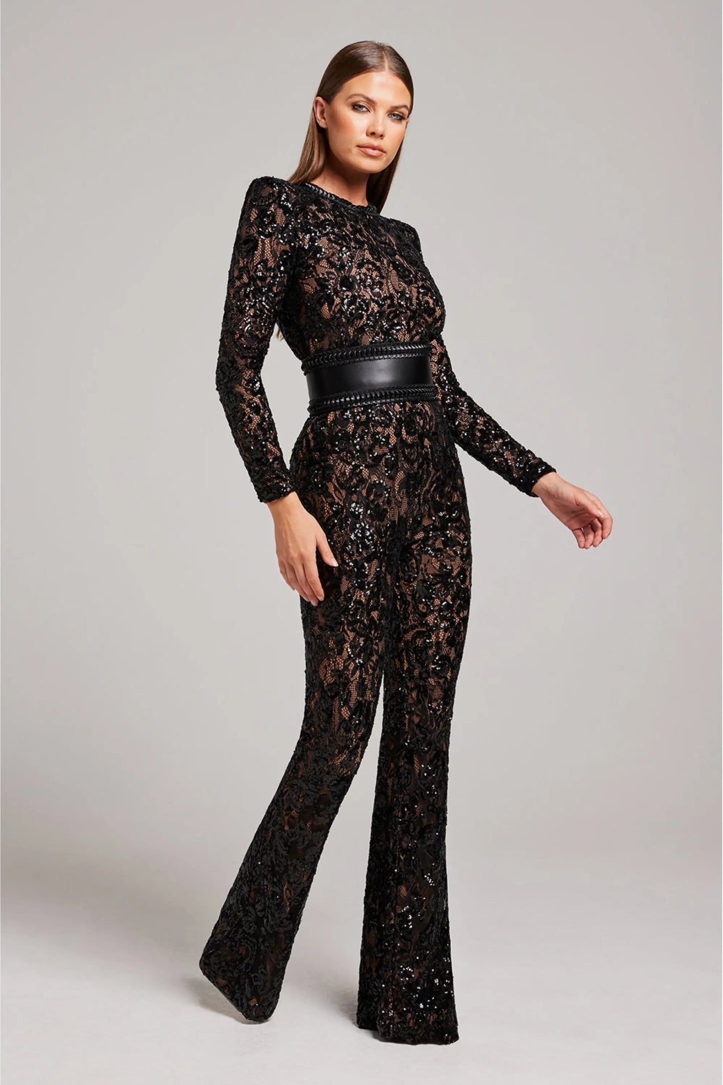 Women’s Long Sleeve Lace Jumpsuit