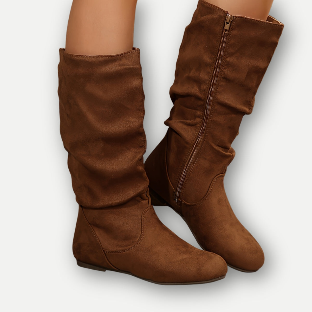 Women’s Mid Calf Side Zip Boots