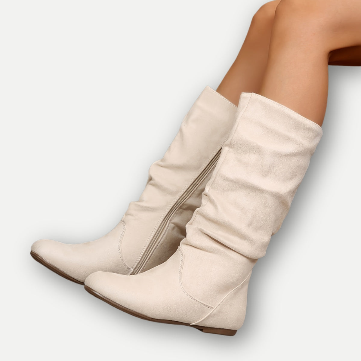 Women’s Mid Calf Side Zip Boots