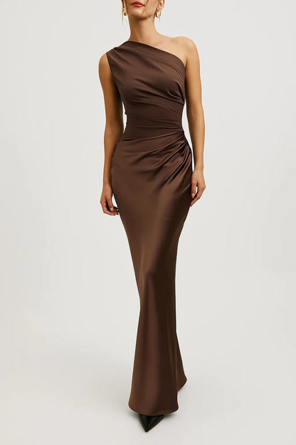Women’s One-Shoulder Maxi Dress