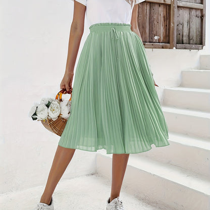 Women’s Pleated Midi Skirt