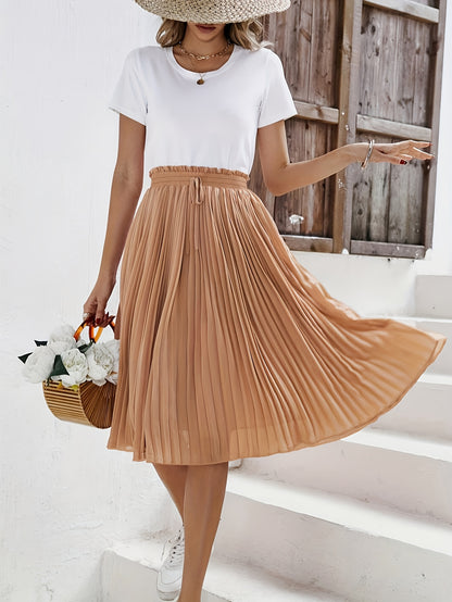 Women’s Pleated Midi Skirt