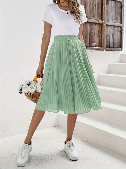 Women’s Pleated Midi Skirt
