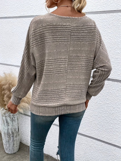 Women’s Ribbed Sweatshirt