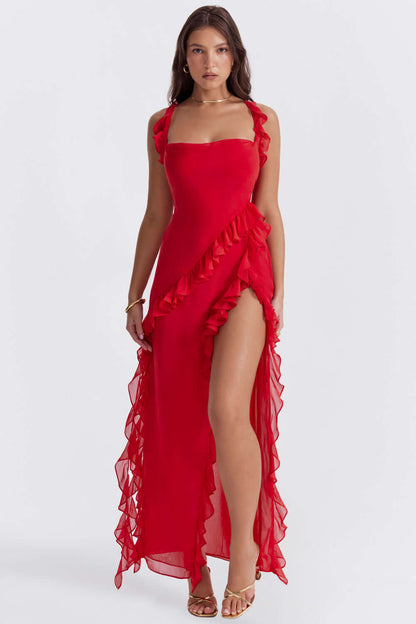 Women’s Ruffle Maxi Dress
