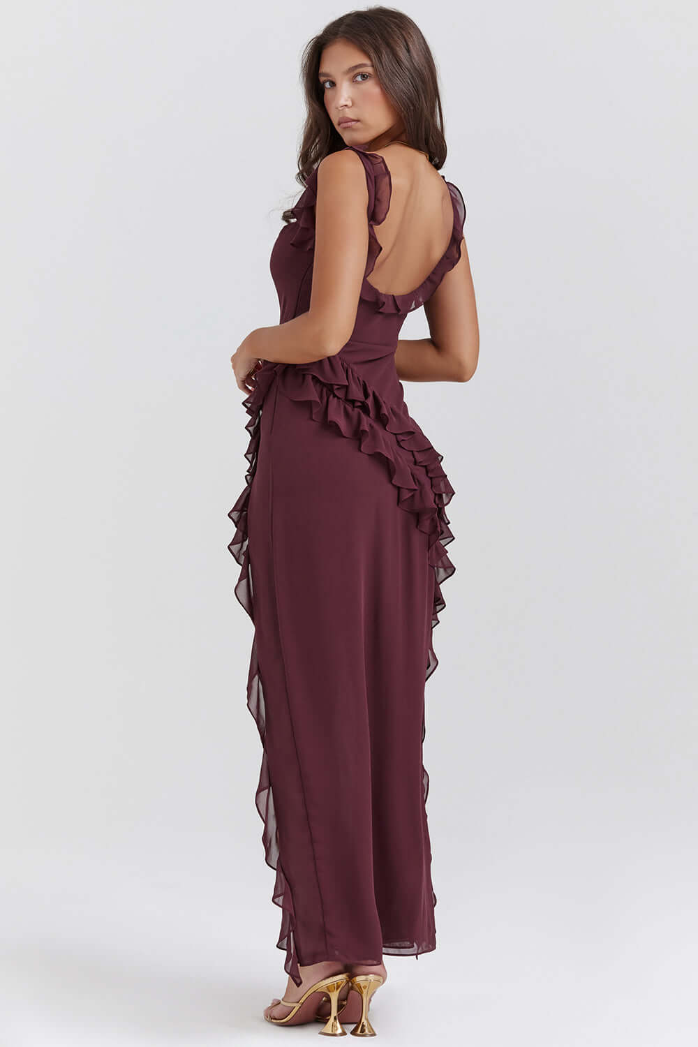 Women’s Ruffle Maxi Dress