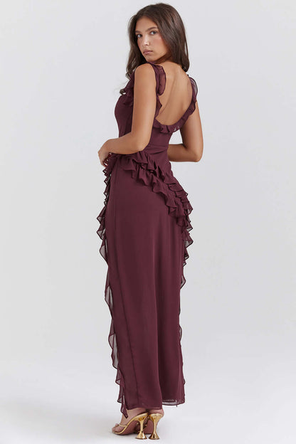 Women’s Ruffle Maxi Dress